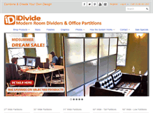 Tablet Screenshot of modernofficepartitions.com